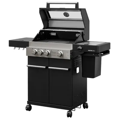 Produktbild von Feuergott Gas-Grillstation Hektor 3B-S inkl. Abdeckhaube