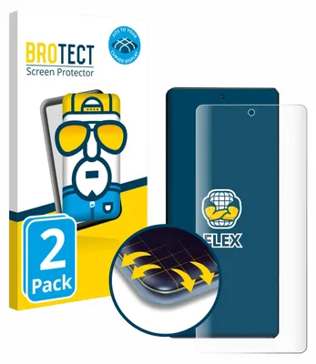 Produktbild von 2x BROTECT Fullscreen Schutzfolie für Motorola Moto X30 Pro Displayschutz Folie Fullcover Klar Transparent