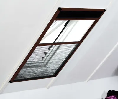 Produktbild von Kombi Dachfenster Plissee mit Sonnenschutz 110x160cm braun 101170102-VH