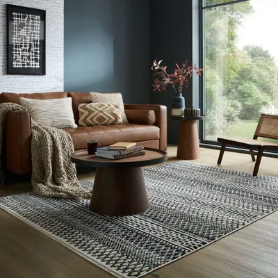 Geometrischer Wohnzimmer-Teppich in Naturfarben_Schwarz-Weiß_Rechteckig_#sku_BARK503119375708-BARK503119375709-BARK503119375710-BARK503119375712-BARK503119375713#