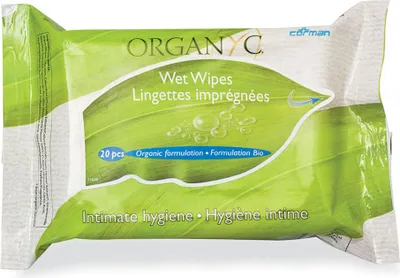 Produktbild von ORGANYC Feuchttücher für die Intimhygiene 20 Stk.
