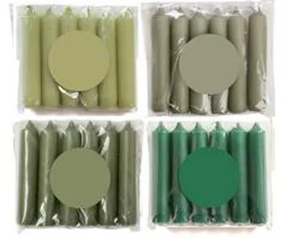 Zdjęcie produktu dla Świeczki woskowe "Cactula" – seria "Greener" – 24 sztuki – 12 cm