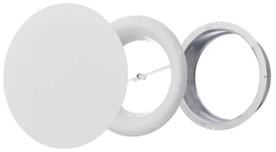 Image de Diffuseur rond en métal, diamètre 160 mm