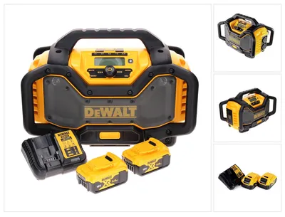 Produktbild von DeWalt DCR 027 P2 Akku Radio DAB+ 10,8-18,0 V + 2x Akku 5,0 Ah + Ladegerät