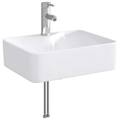 Obrázek produktu pro Umývadlo do koupelny Chrom 48,5 x 37,5 x 13 cm Kov