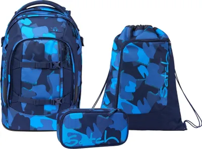 Produktbild von Satch Schulrucksack-Set PACK Blau 3-teilig