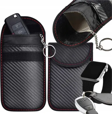 Produktbild von VOLAN Keyless Go Schutz Autoschlüssel, Kredit Zahlungskarten - RFID NFC, 13cm x 8,2cm, Schutz Keyless, Funkschlüssel Abschirmung Schlüsseletui Faraday