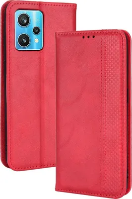 Produktbild von Mobigear Sensation  Realme 9 Pro Plus Hülle Klapphülle Geldbörse - Rot