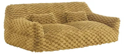 Produktbild von CHITA Sofa aus Fleece, platzsparend, Vakuum-Kompression, Couch 2-Sitzer inkl. 2 Kissen & 1 Decke, kein Aufbau erforderlich