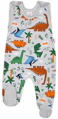 Produktbild von KLEKLE Baby Strampler Baumwolle "Dino"