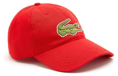 Image de Casquette unie Lacoste, rouge, taille unique