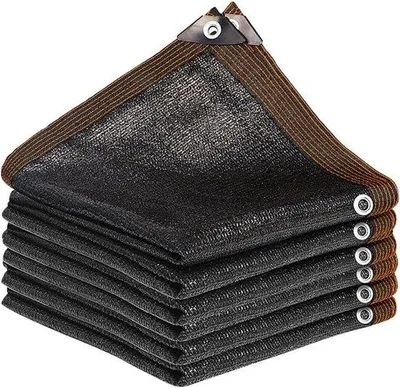 Immagine prodotto di Rete ombreggiante da esterno - Rete ombreggiante resistente ai raggi UV - 1 pezzo - nero - 2 x 2 m