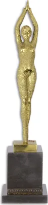 Produktbild von Bronzeskulptur Starfish nach Chiparus Replikat Retro Design Dekoration