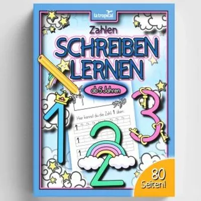 Produktbild von Zahlen schreiben lernen ab 5 Jahren