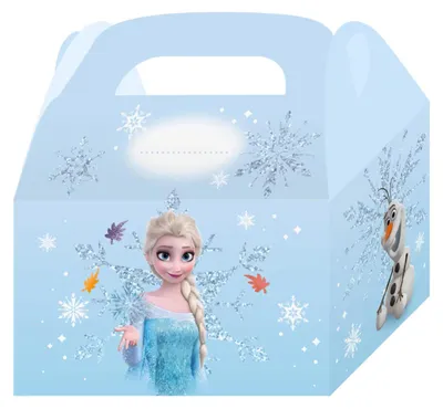Produktbild von "Frozen Idyllic Wonder" Partydeko Artikel Variante: 4 Geschenkboxen Papier