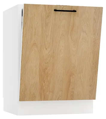 Produktbild von Küchenunterschrank 60 cm - Hicora-Eiche - Die Geschirrspülerfront - Sockel im Set enthalten