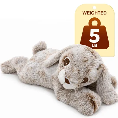 Produktbild von Gewichteter Plüschhase, 80 cm, XXL, 2,3 kg, sehr weiches Kuscheltier