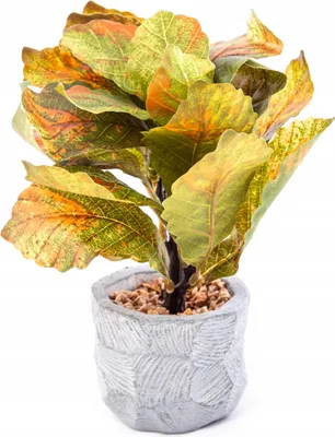 Produktbild von Kunstpflanze Herbstblätter im Topf 26cm - Realistische Deko Pflegeleicht - Verschiedene Designs