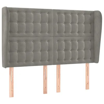 Zdjęcie produktu dla VidaXL 3118438, Jasny Szary, Poliester, Drewno, 1470 mm, 118 cm, 128 cm, 230 mm