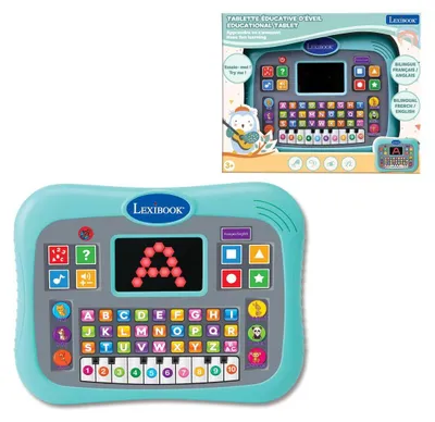 Obrázek produktu pro Lexibook - Dvojjazyčný výukový tablet s dotykovým displejem - FR/EN - 5 výukových režimů
