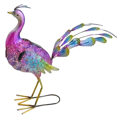 Produktbild von LED Solarleuchte, Pfau, bunt, Höhe 55 cm