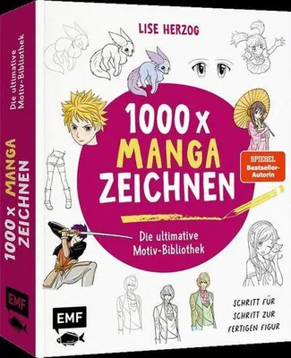 Obrázok produktu pre Die ultimative Motiv-Bibliothek - 1000 x Manga zeichnen