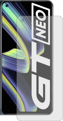 Produktbild von 3x kristallklare Displayschutzfolie für Realme GT Neo Schutzfolie Antibakteriell