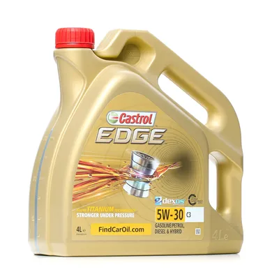 Produktbild von Castrol EDGE FST 5W-30 C3, 4 l, 5W-30, Sommer/Winter, Auto, -45 °C, 0,812 kg/l