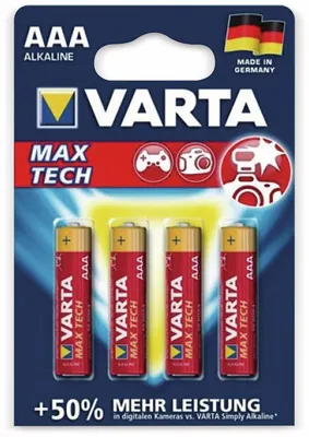 Produktbild von Varta MaxTech AAA Batterien AI-Nn 1200 mAh 4er-Pack