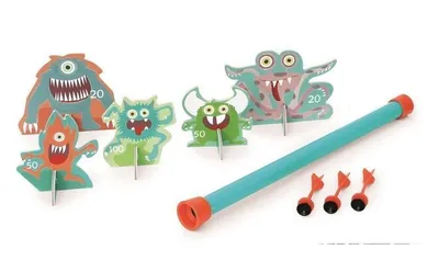 Produktbild von Blasrohr Dart Set Monster