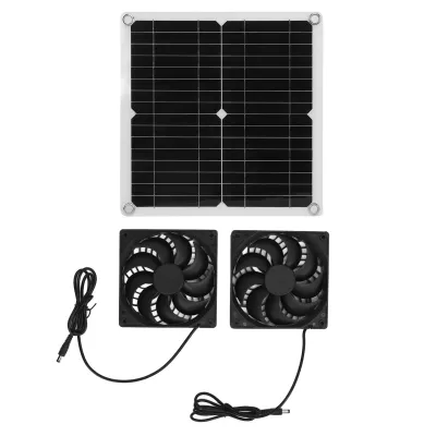 Produktbild von Sada ventilátorů se solárním panelem, sada ventilátorů se solárním pohonem, ventilátor se solárním pohonem, sada solárních ventilátorů, solární ventilátor, solární panel