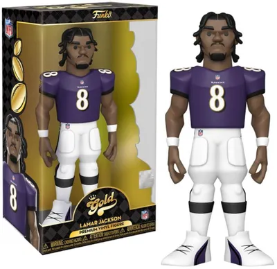 Produktbild von NFL Baltimore Ravens - Lamar Jackson - Funko Gold Vinyl Figur
