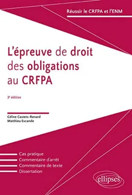 Image de L'épreuve de droit des obligations au CRFPA