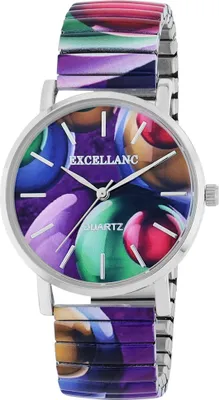 Produktbild von Excellanc Damenuhr mit Edelstahlzugband