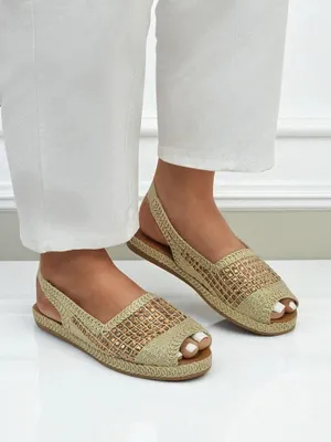 Obrázok produktu pre Royalfashion Dámske espadrilky s cyrkónmi Belle Sparkle, veľkosť 39