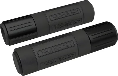 Image de HIGHSIDER CONERO Poignée de guidon en caoutchouc, 7/8 pouce (22,2 mm), 132 mm, noir mat