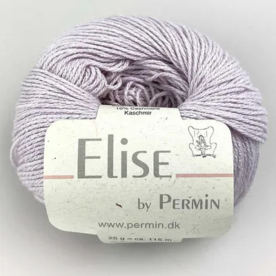 Zdjęcie produktu dla Elise by Permin – Luksusowa przędza bawełniano-kaszmirowa (25 g/115 m) (nr 18 jasnoróżowy)