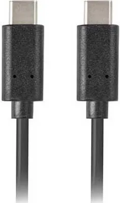 Image de Câble usb lanberg ca-cmcm-31cu-0005-bk - Connecteur usb 3.1 type-c vers usb 3.1 type-c - 0.5m - noir