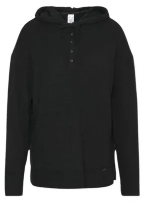 Produktbild von Calvin Klein - Kapuzenpullover für Damen, Polyester NA832 (S) (Schwarz)