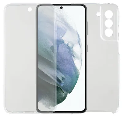 Image de Étui transparent double face enPolyuréthane/ TPU pour Samsung Galaxy S21 FE, neuf