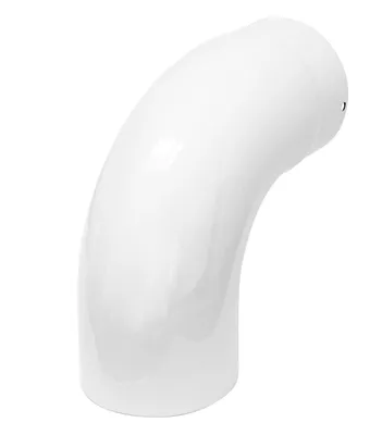 Produktbild von Raik Rauchrohrbogen / Ofenrohrbogen Emaille 150mm - 90° Bogen glatt Weiß