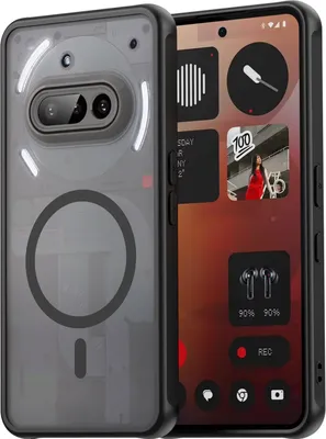 Produktbild von Matte Case Magsafe Hülle für Nothing Phone 3A Schutzhülle Kratzfest Passgenau in Schwarz