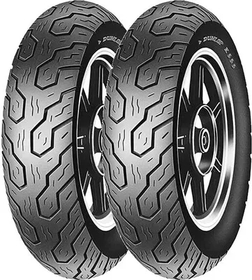 Obrázek produktu pro pár pneumatik DUNLOP 110/90-18 61S + 150/80-15 70V K555