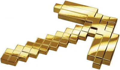 Produktbild von Minecraft Gold Slick Spitzhacke, 50 cm