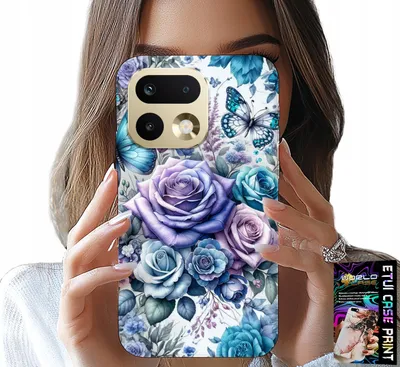 Produktbild von Etui Do Realme 16 Pro+ 5G - Kwieciste Wzory Różekwiatki Case + Folia