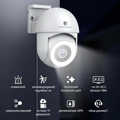 Image de Caméra de surveillance 2,5K WiFi 360° IP65 avec vision nocturne