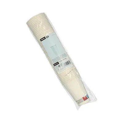 Produktbild von Papstar Automatenbecher/Vending Becher, Pappe "To Go" 0,18 l Ø 7 cm · 9,2 cm weiß, 20 x 50 Stück