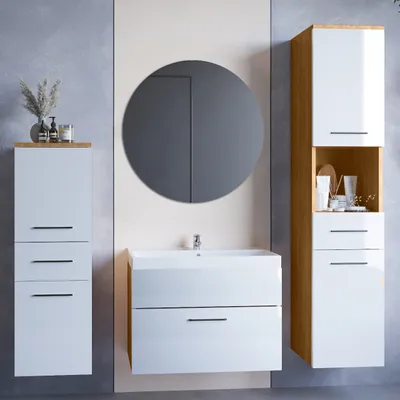 Obrázek produktu pro Koupelna LIPSI dub artisan / bílý lesk