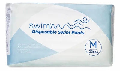 Productafbeelding van SWIMMM – Wegwerp Zwemluiers voor Volwassenen – Maat M (54–79 kg / 86–122 cm heup), AI-gegenereerde afbeelding