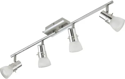 Produktbild von 4-flg. Deckenleuchte Chrom Glas inkl. LED Leuchtmittel